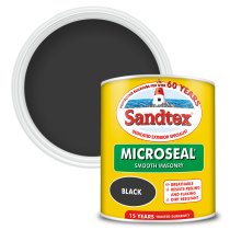Santex Ultra Smooth Masonry Paint Black 2.5L