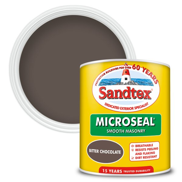 Santex Ultra Smooth Masonry Paint Bitter Chocolate 1L