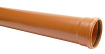 Sewer Pipe Socketed 4″ SN4 (110mm) - Length 6m