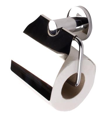 Tema Malmo Chrome Toilet Roll Holder with Lid