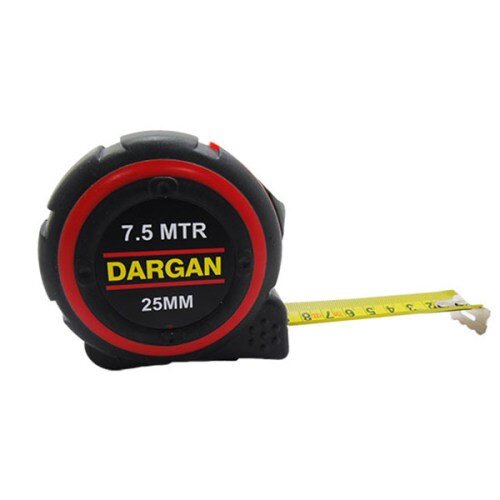 Dargan Red Rubber Measuring tape 7.5m
