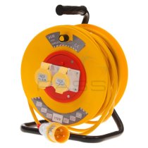 Power 40m Cable Reel 16amp 2.5sq 110v