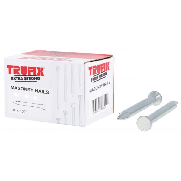 50mm x 3.0mm Trufix Masonry Nail (Box of 100)