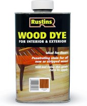 Rustins 1l Wood Dye Light Teak