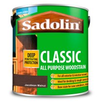 Sadolin Classic All Purpose Woodstain 2.5l Jacobean Walnut