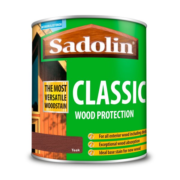 Sadolin Classic All Purpose Woodstain 2.5l Teak