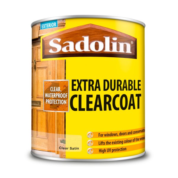 Sadolin Extra Durable Clearcoat 1l Clear Satin