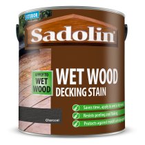 Sadolin Wet Wood Decking Stain 2.5l Charcoal