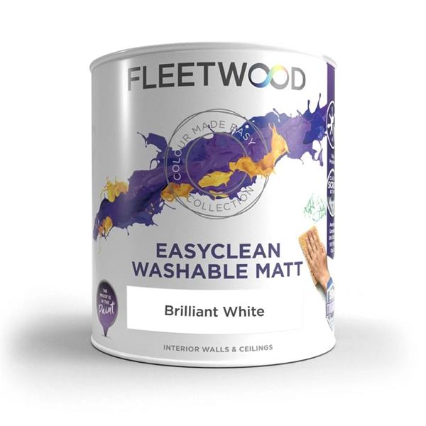 Fleetwood 5 ltr Washable Easyclean Matt Brilliant White