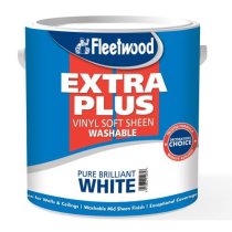 Fleetwood 5 ltr Extra-Plus Soft-Sheen Emulsion Brilliant White