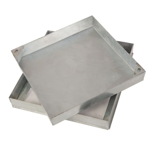 Galvanised Recessed Manhole Cover & Frame 450mm x 450mm x 50mm