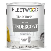 Fleetwood Oil-Based Undercoat 2.5ltr Brilliant White
