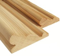 Red Deal Picture Rail Mouldings (Q) 68mm x 30mm x 2400mm