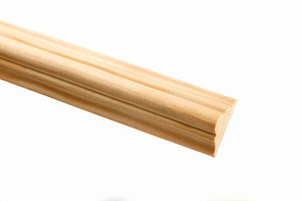 Whitewood Astragel Mouldings (G) 22mm x 11mm x 2400mm
