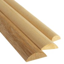 Whitewood Half Round Mouldings 22mm x 7mm x 2400mm
