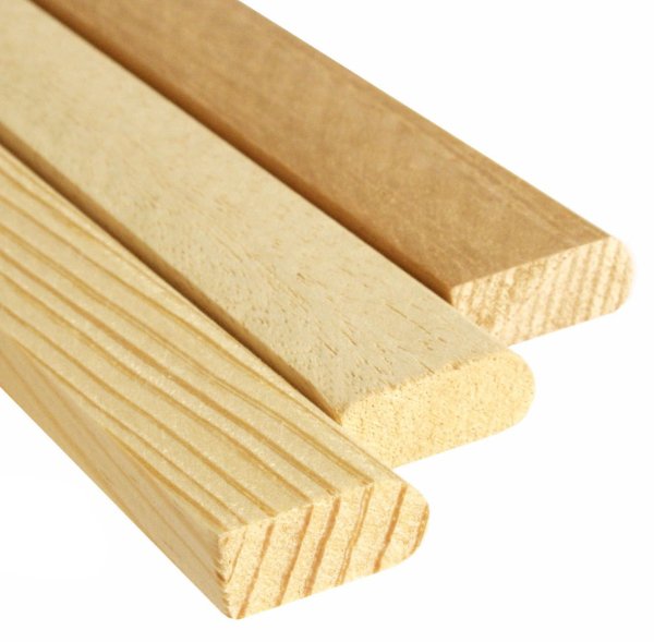 Whitewood Parting Bead (F) 21mm x 19mm x 2400mm