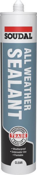 Soudal All Weather Sealant Clear 290ML