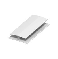 Fascia "H" Board Joint x 5m White